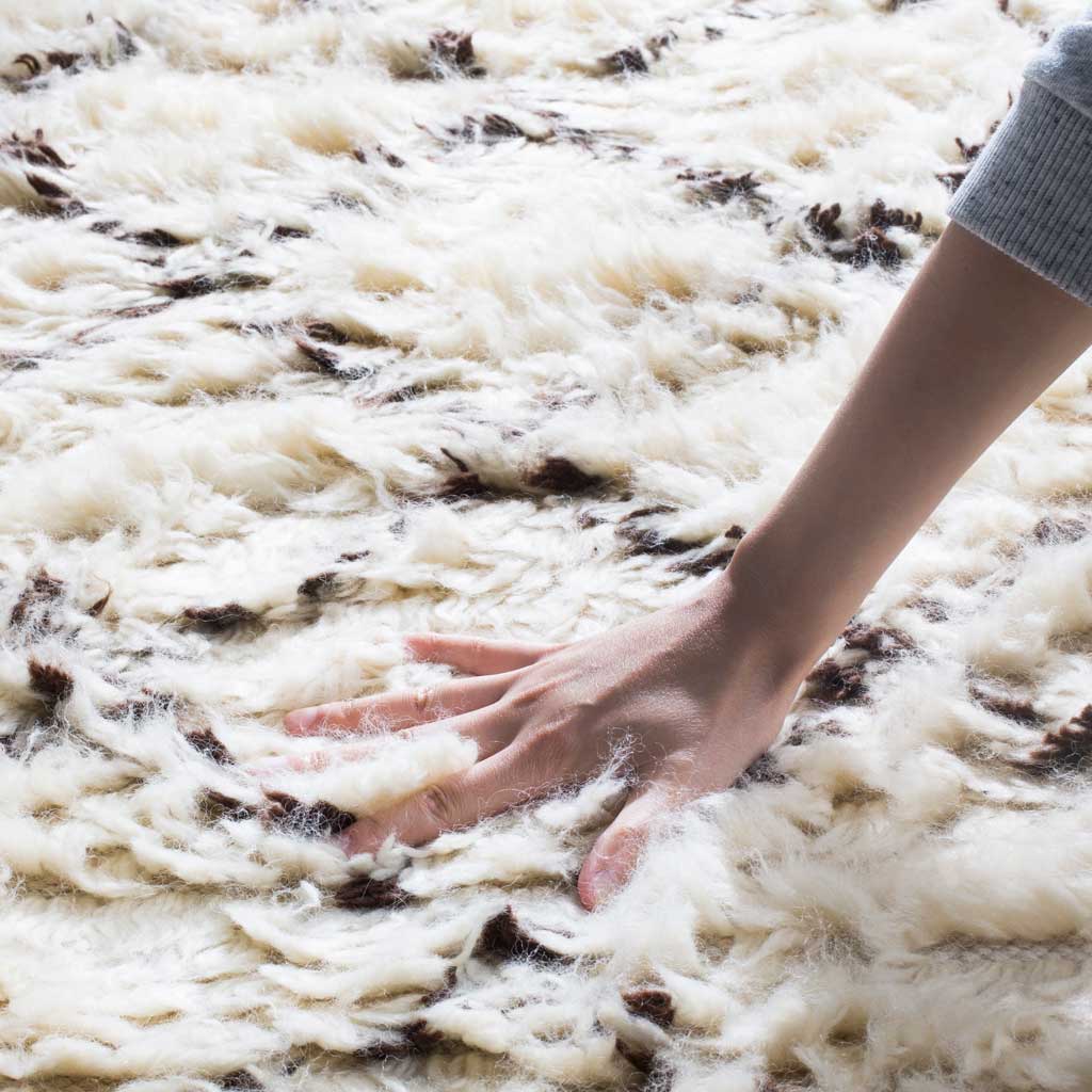 Kenya Diamond Ivory/Dark Brown Area Rug - Image 3