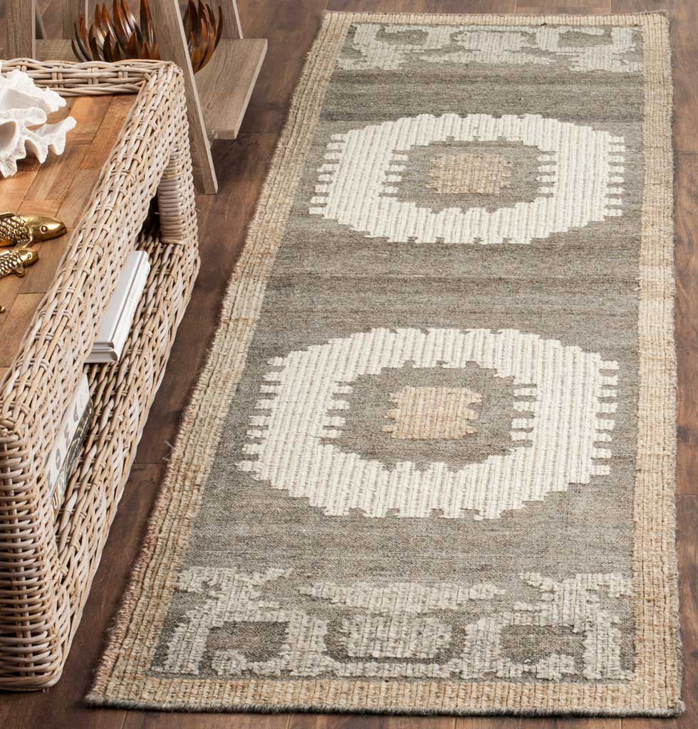 Kenya Ivory/Brown Runner Rug - Image 2