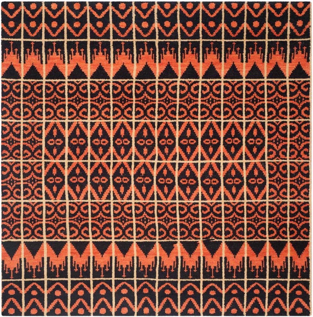 Kenya Orange/Black Area Rug - Image 2