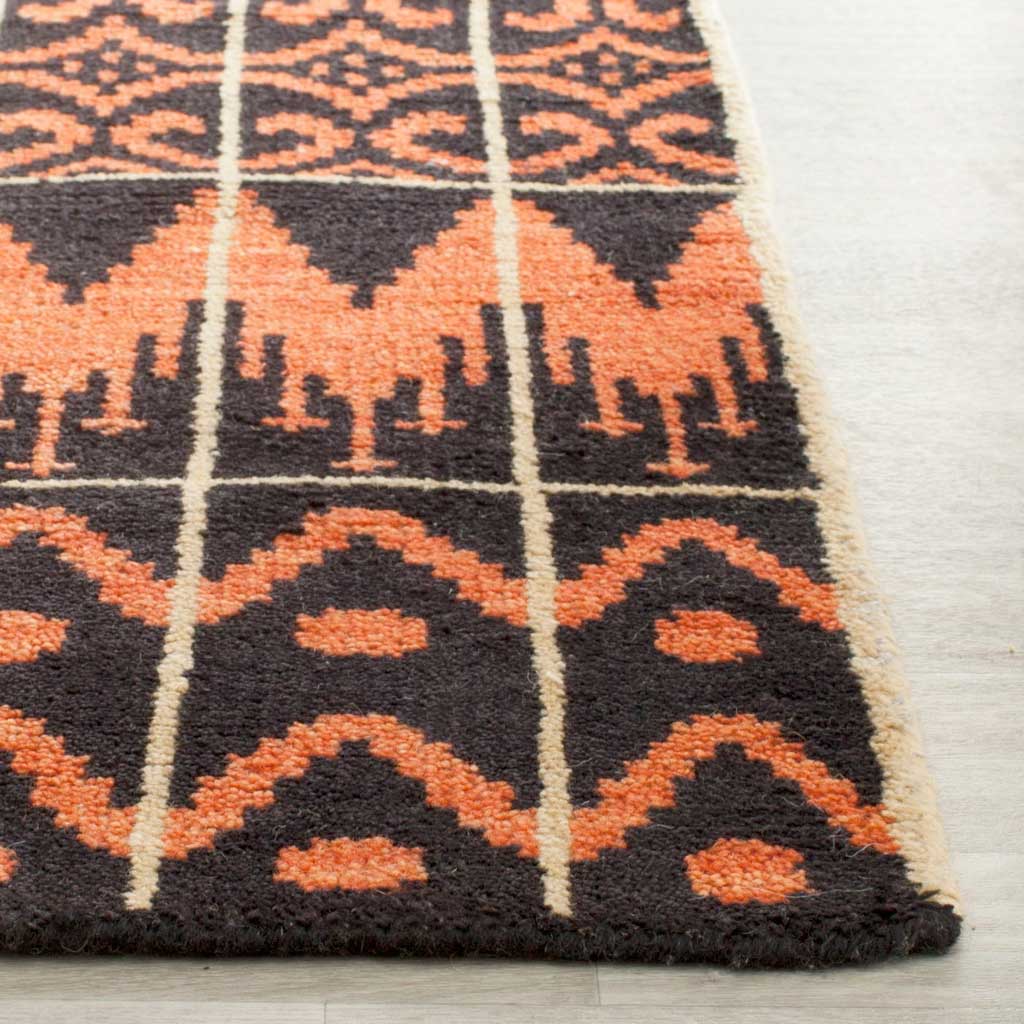 Kenya Orange/Black Runner Rug - Image 2