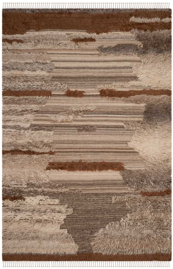 Kenya Shag Gray/Brown Area Rug - Image 2