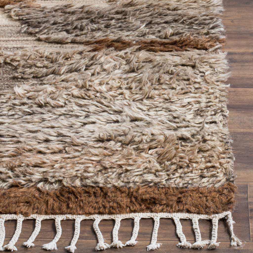 Kenya Shag Gray/Brown Area Rug - Image 3