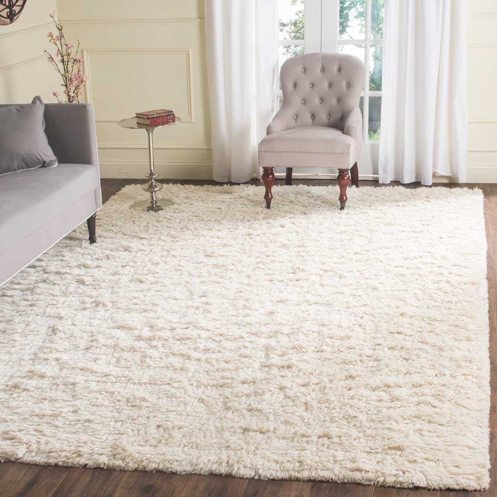 Kenya Shag Ivory Area Rug - Image 4