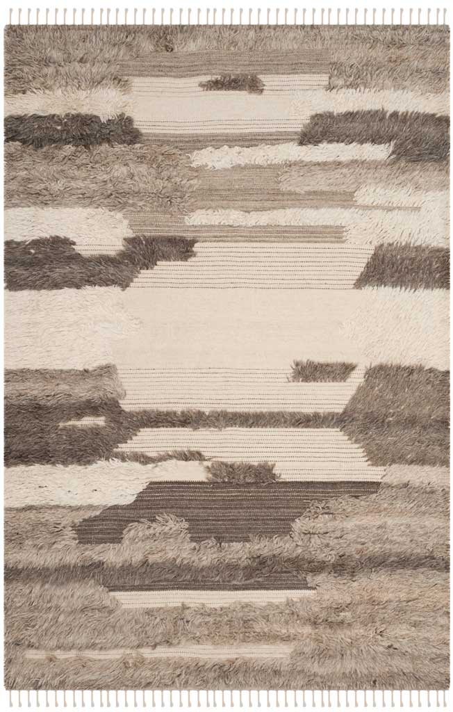 Kenya Shag Ivory/Gray Area Rug - Image 2