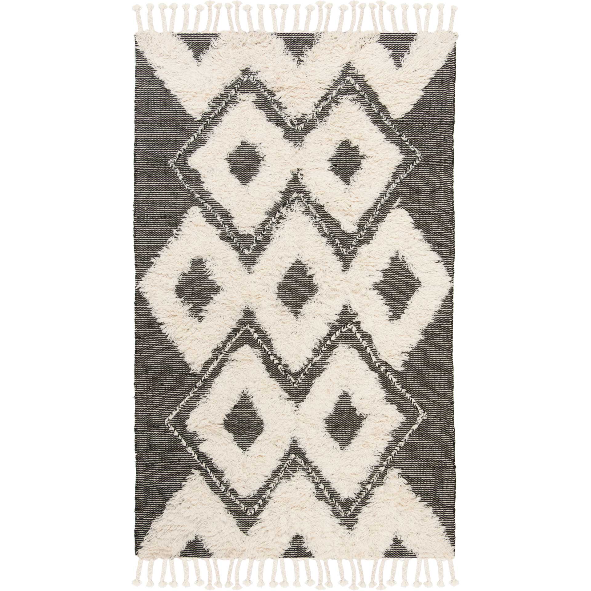 Kenya Southwestern Black/Ivory Area Rug - Image 2
