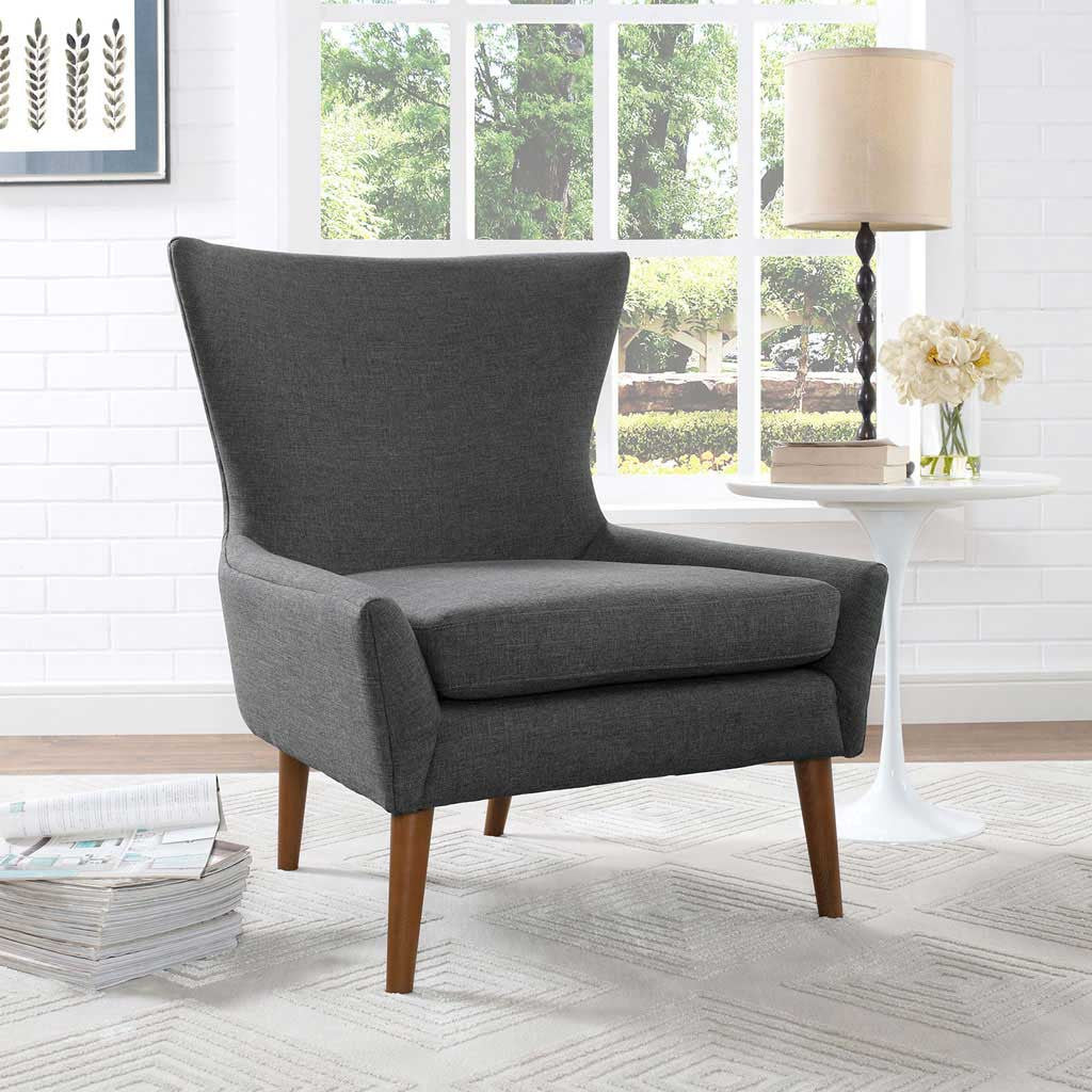 Kessel Fabric Armchair Gray - Image 4