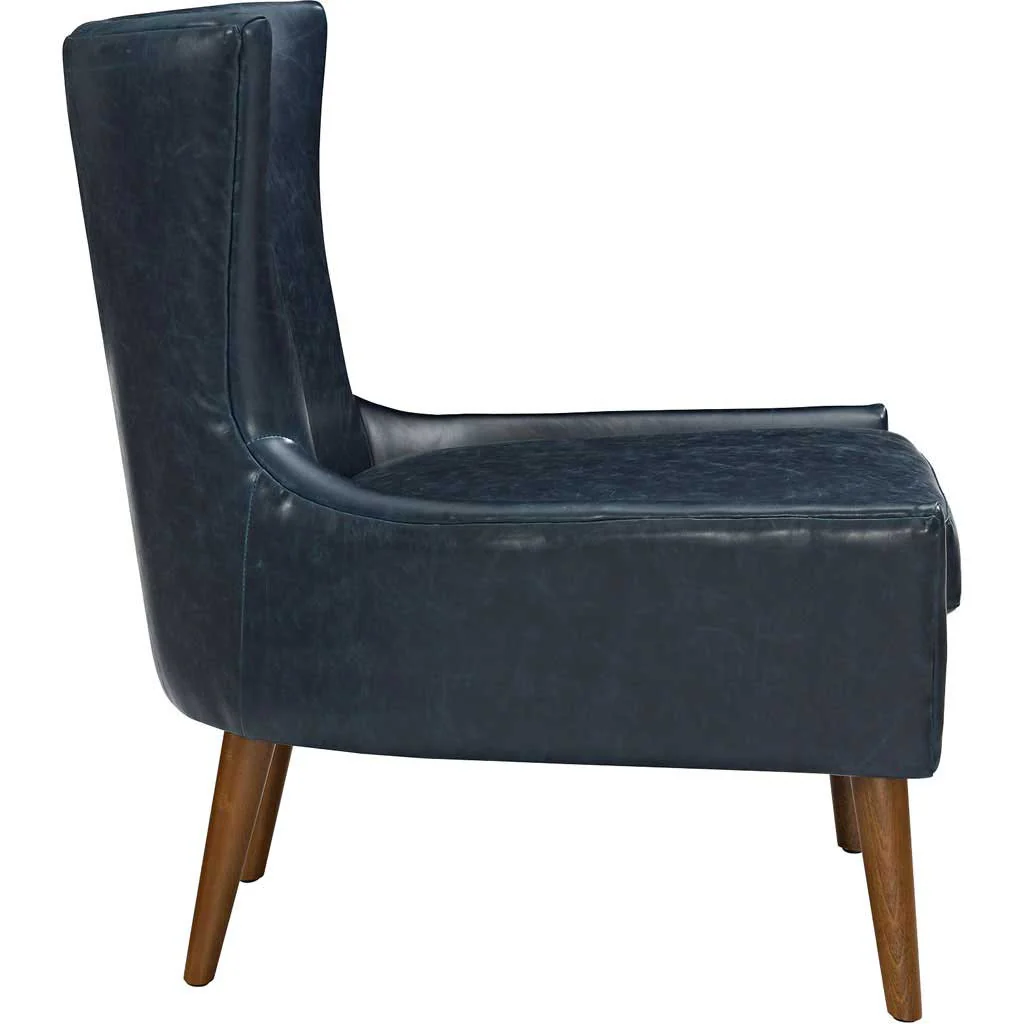 Kessel Vinyl Armchair Blue - Image 2