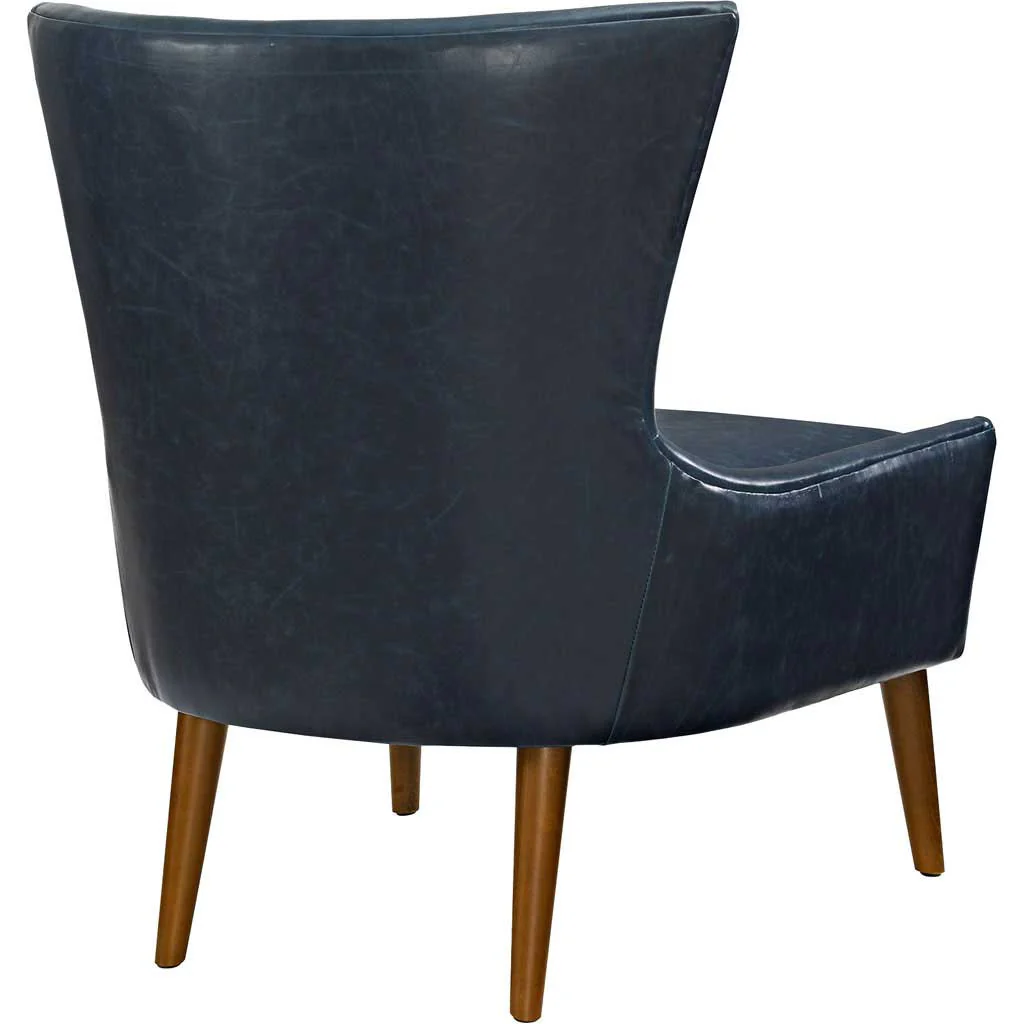 Kessel Vinyl Armchair Blue - Image 3