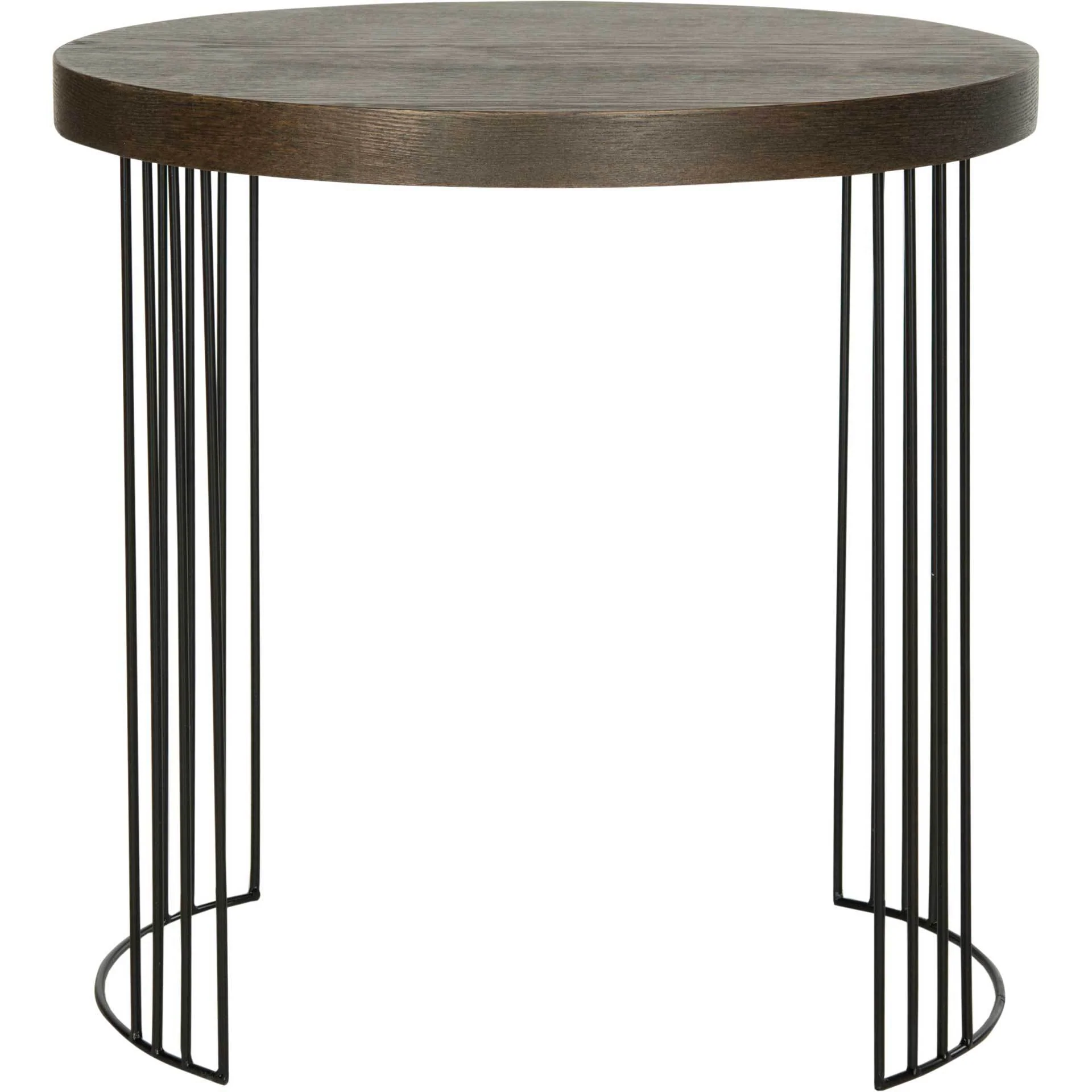 Keyon Wood Side Table Dark Brown - Image 2