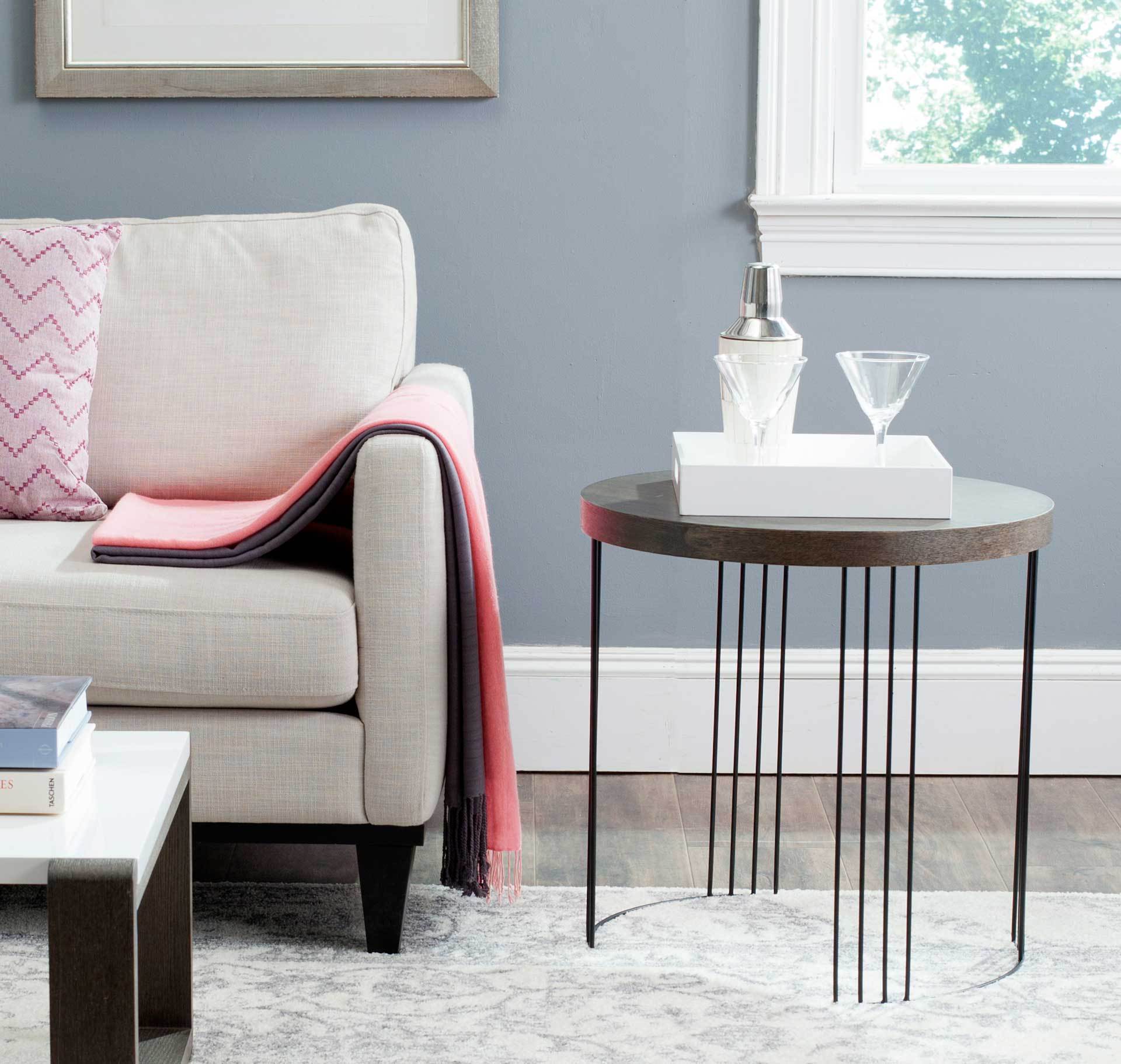 Keyon Wood Side Table Dark Brown - Image 3