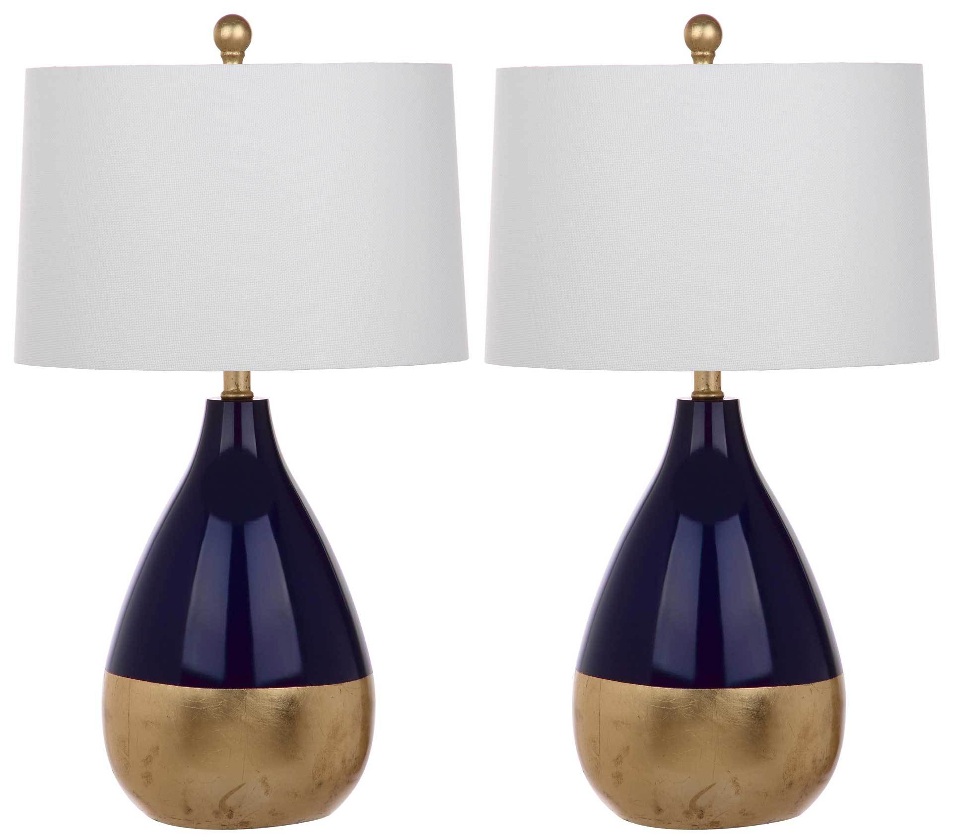 Kiara Table Lamp Navy/Gold (Set of 2) - Image 3