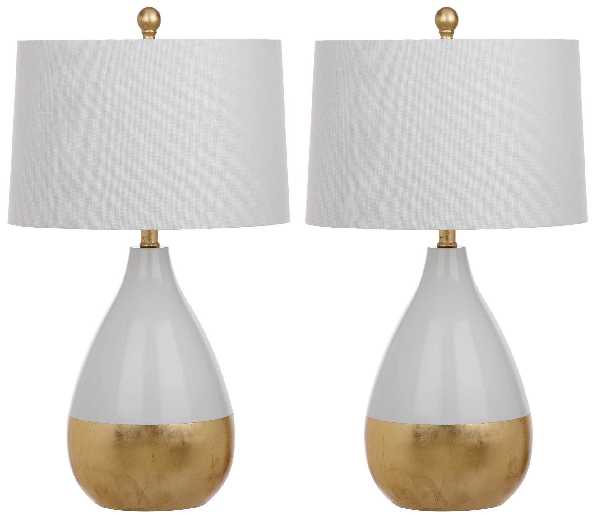 Kiara Table Lamp White/Gold (Set of 2) - Image 3