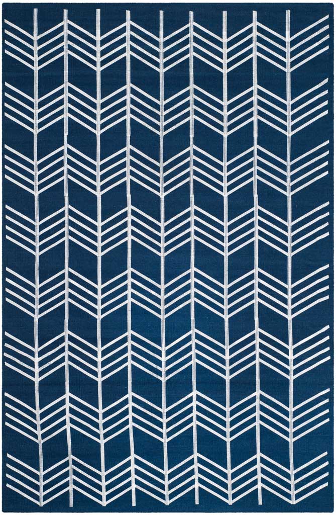 Kilim Arrow Navy Area Rug - Image 2