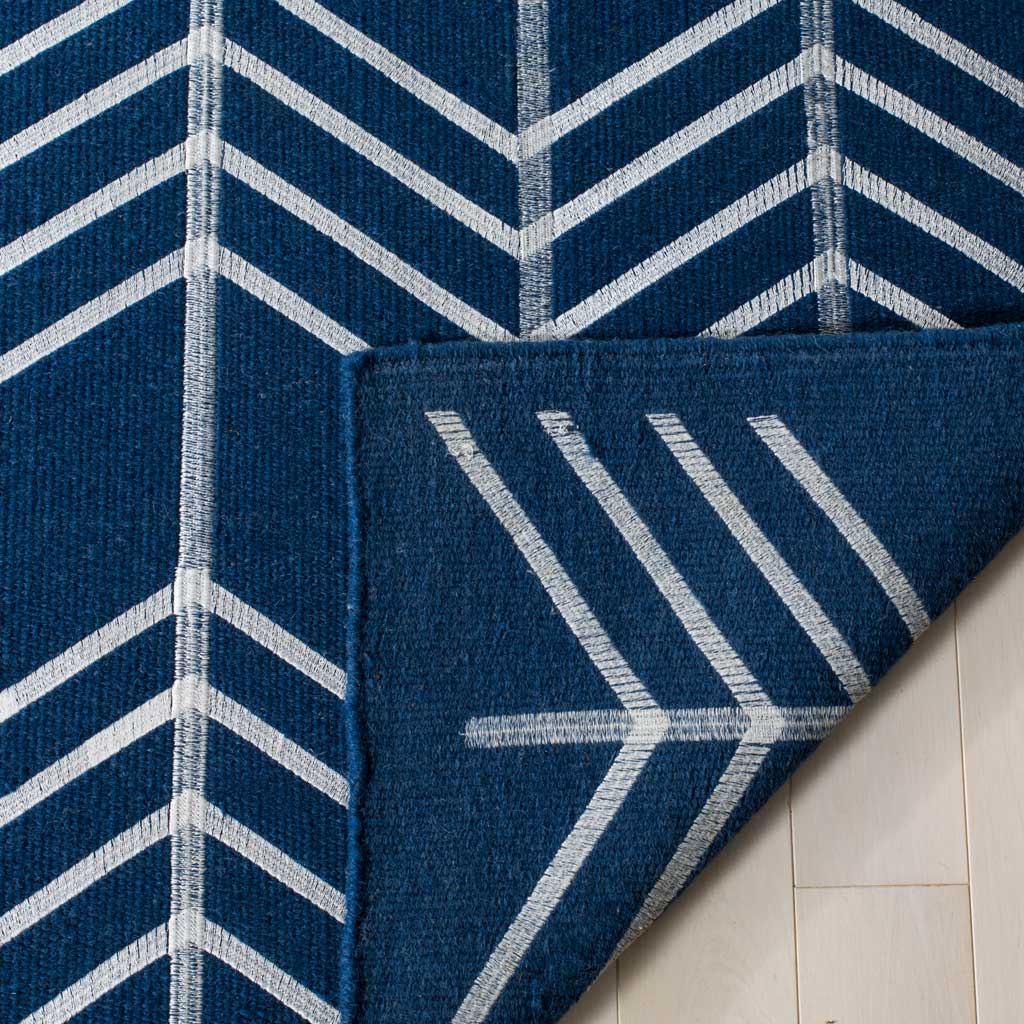 Kilim Arrow Navy Area Rug - Image 5