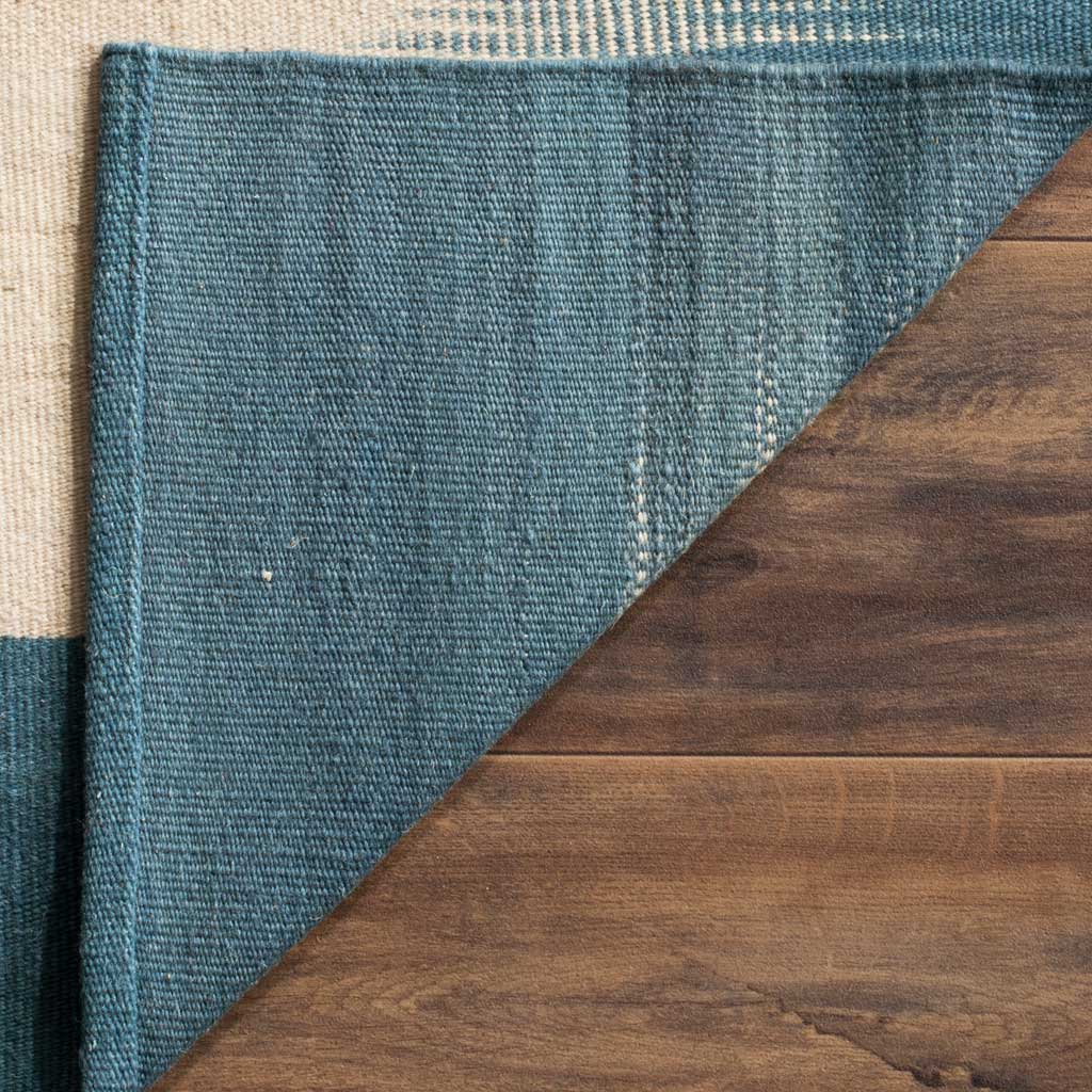 Kilim Beige/Light Blue Area Rug - Image 4