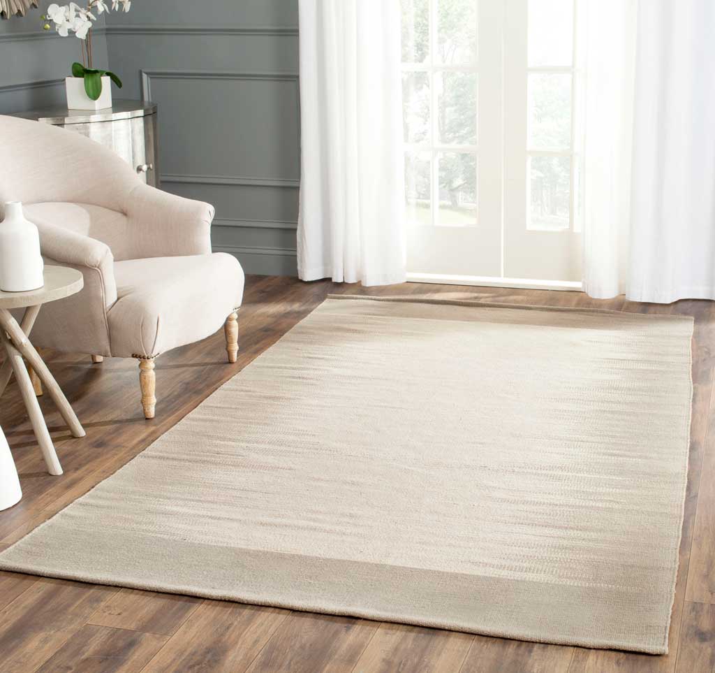 Kilim Beige/Light Green Area Rug - Image 6