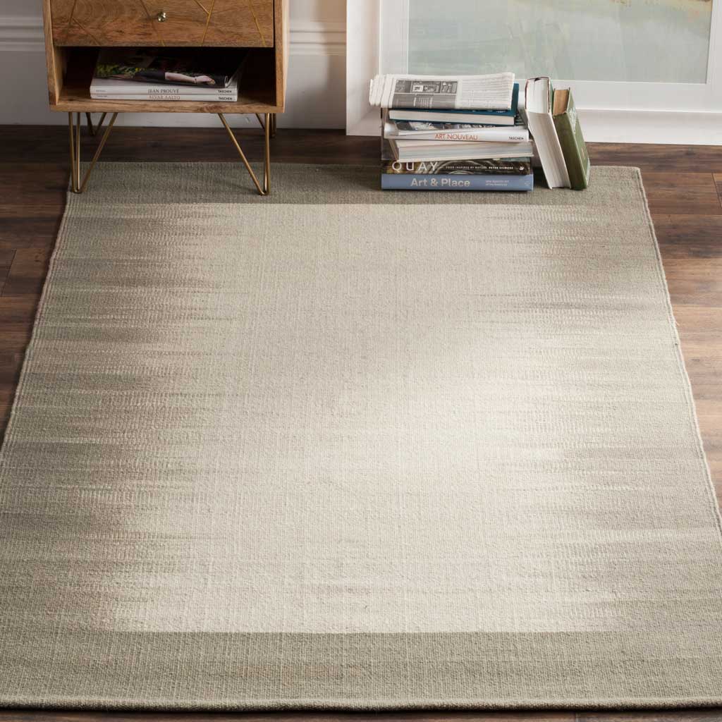 Kilim Beige/Light Green Area Rug - Image 7