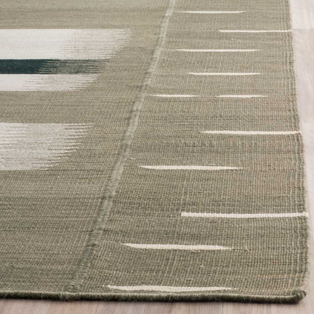 Kilim Beige/Moss Area Rug - Image 3