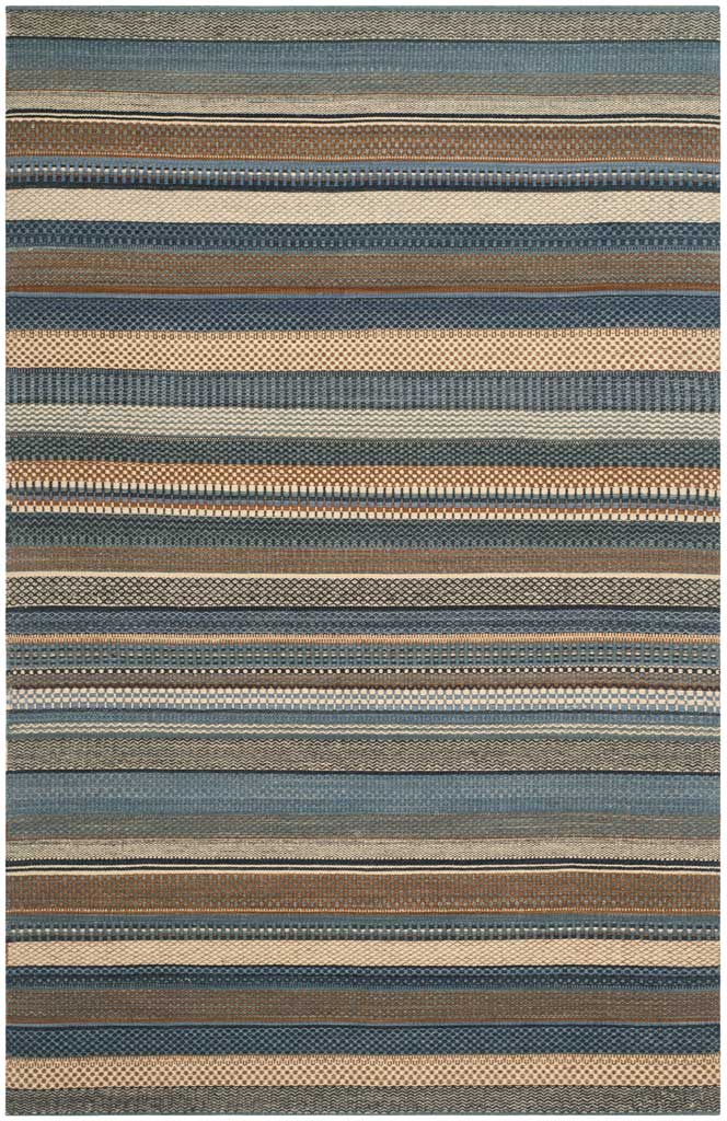 Kilim Blue Area Rug - Image 3