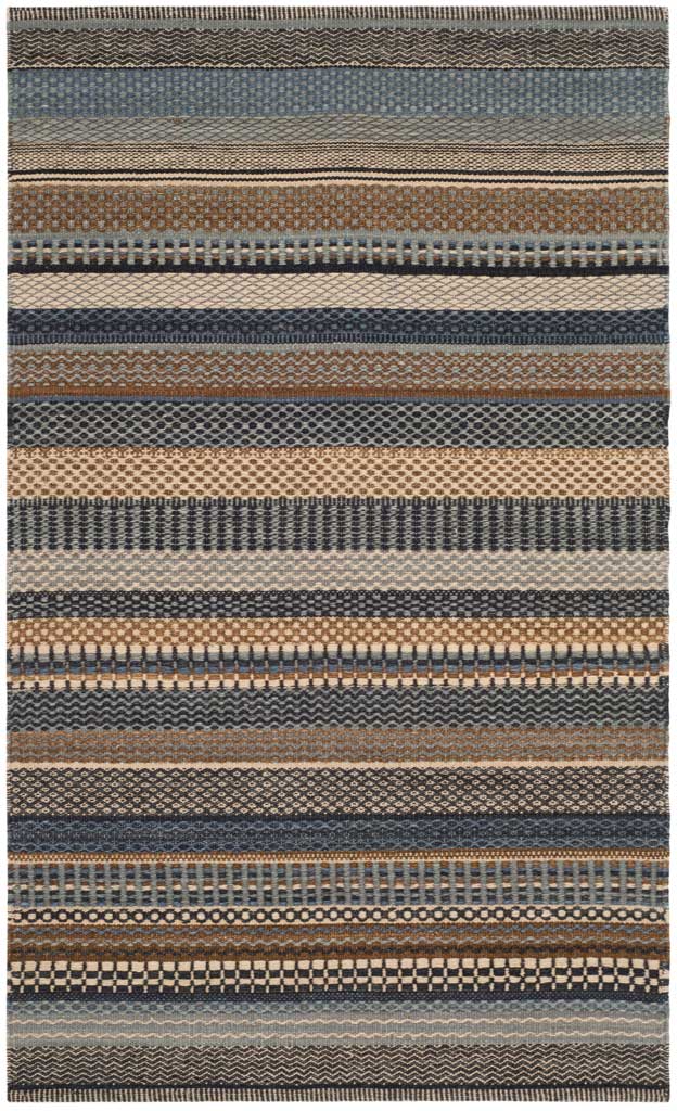 Kilim Blue Area Rug - Image 4