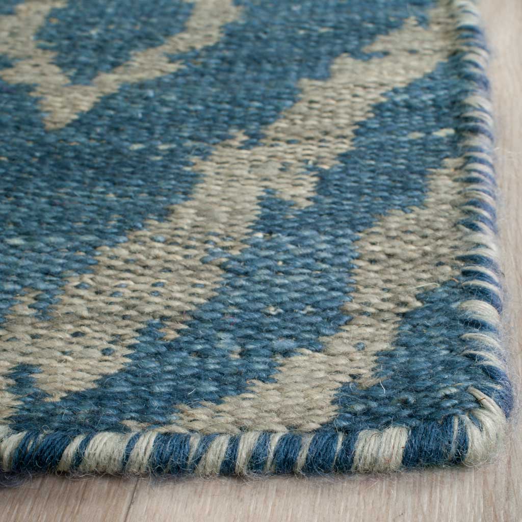 Kilim Blue/Gray Area Rug - Image 4