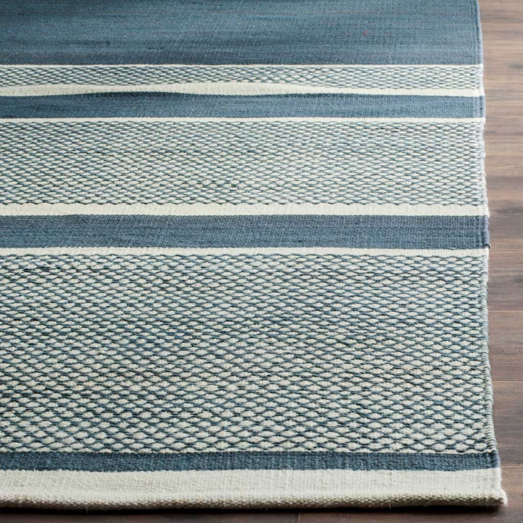 Kilim Blue/Ivory Area Rug - Image 4