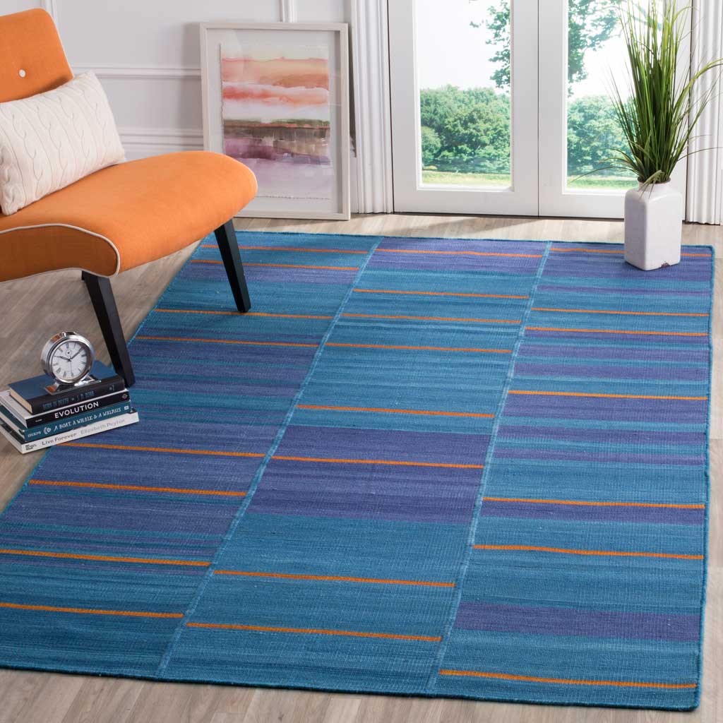 Kilim Blue/Multi Area Rug - Image 5