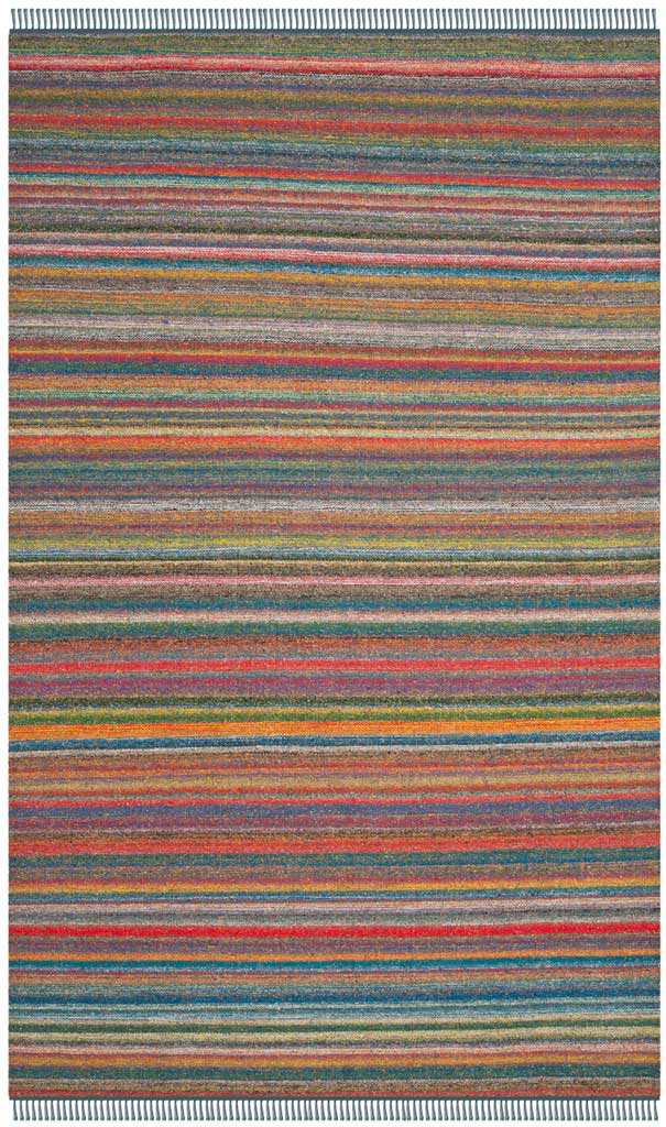Kilim Blue/Orange Area Rug - Image 2