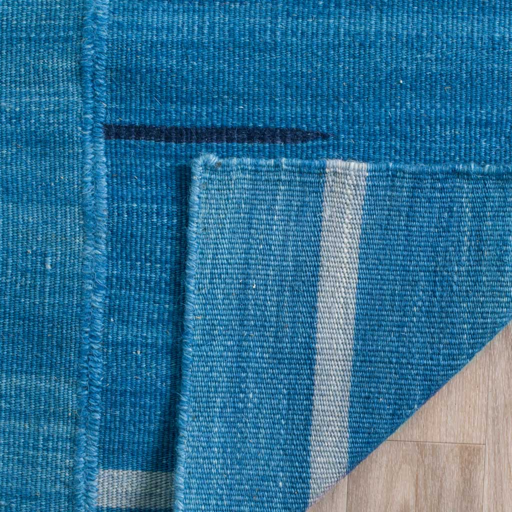 Kilim Blue/Purple Area Rug - Image 4