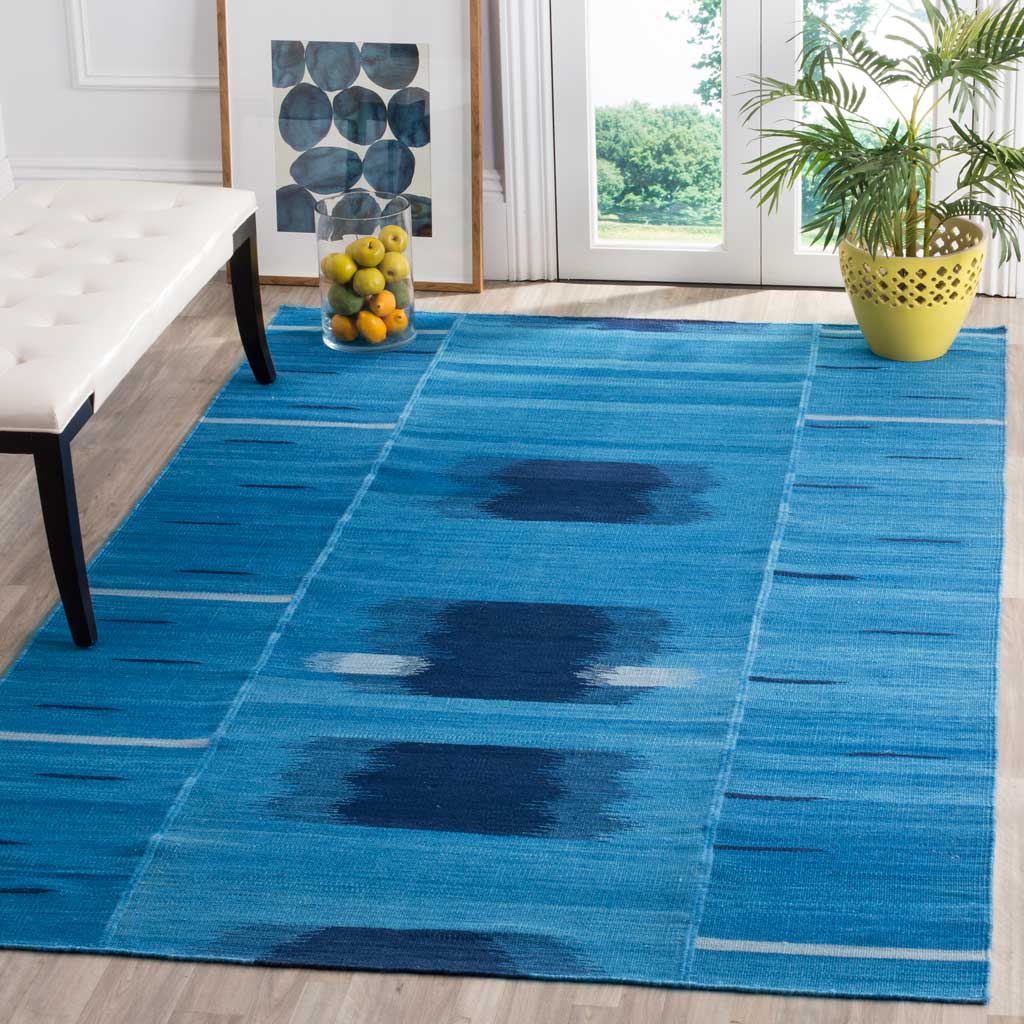 Kilim Blue/Purple Area Rug - Image 5
