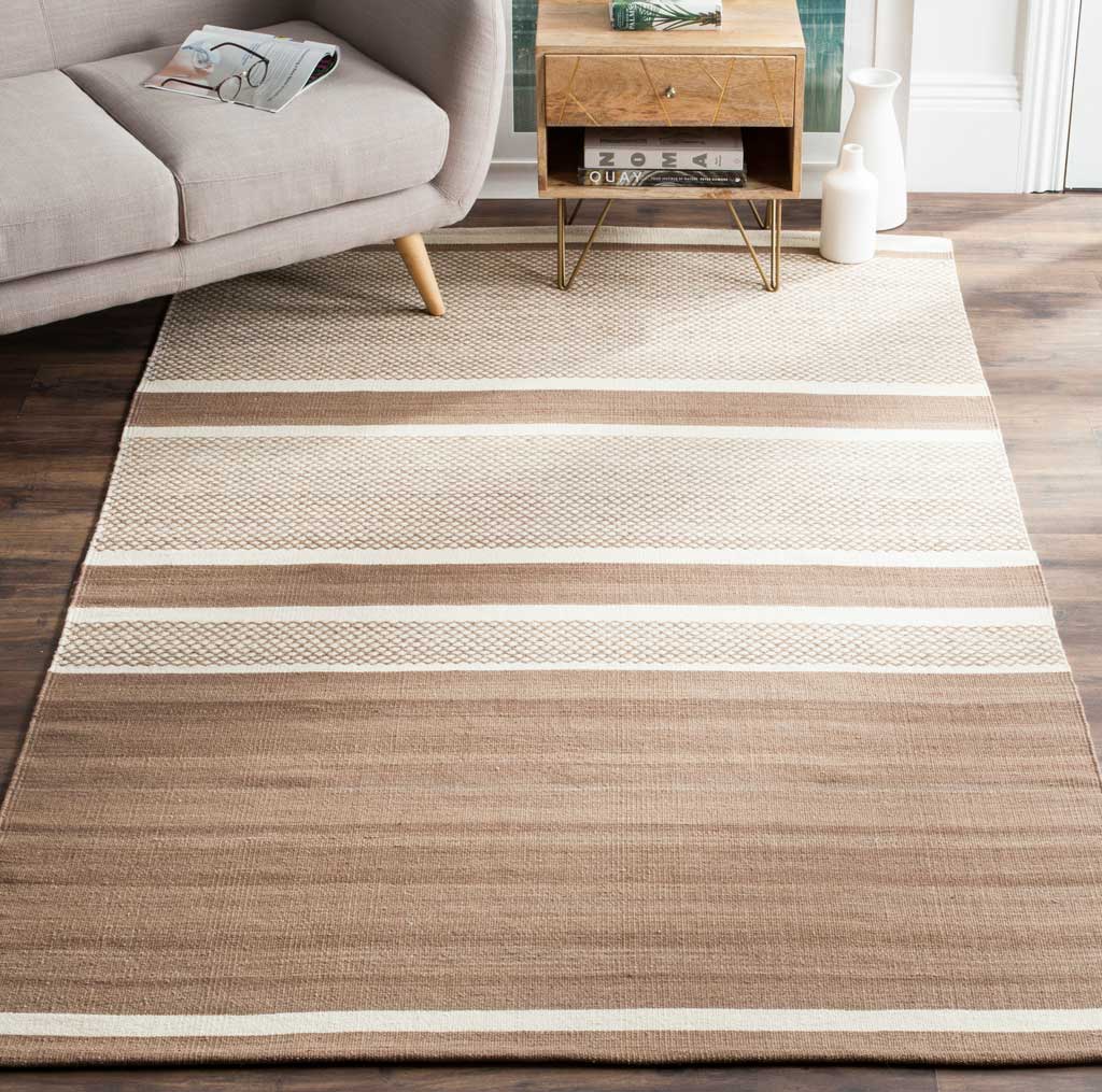 Kilim Brown/Ivory Area Rug - Image 6