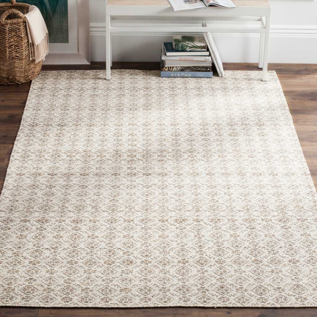 Kilim Emblem Gray/Ivory Area Rug - Image 6