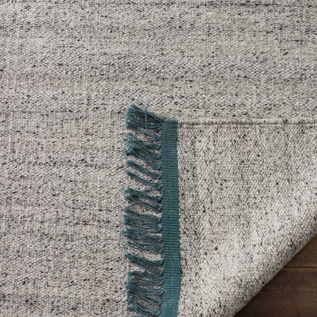 Kilim Granular Gray/Ivory Area Rug - Image 5