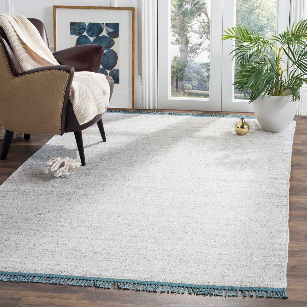 Kilim Granular Gray/Ivory Area Rug - Image 6