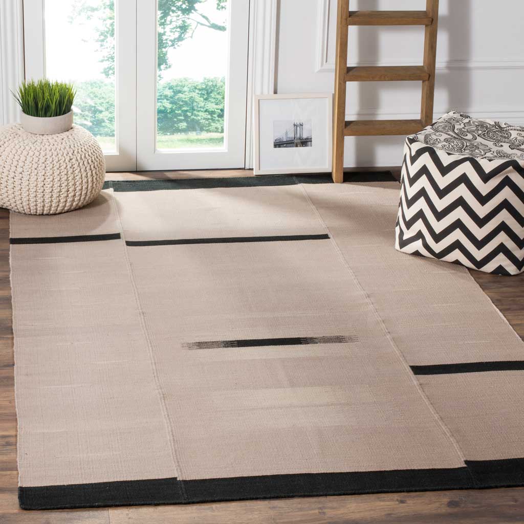 Kilim Gray/Black Area Rug - Image 5