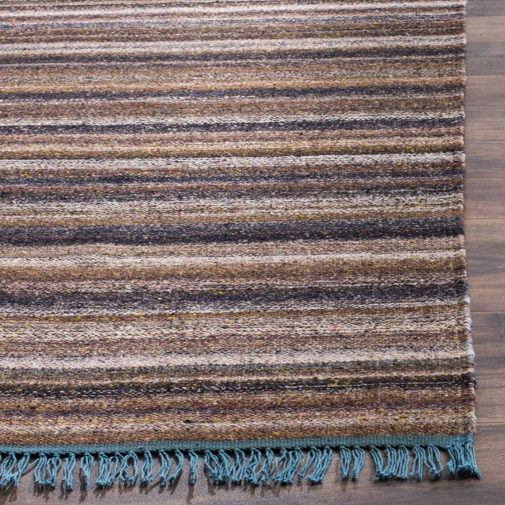 Kilim Gray/Purple Area Rug - Image 4