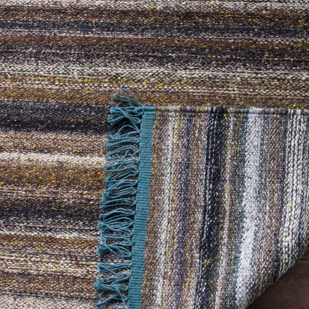 Kilim Gray/Purple Area Rug - Image 5