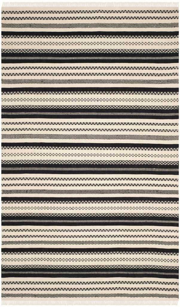 Kilim Ivory/Black Area Rug - Image 2