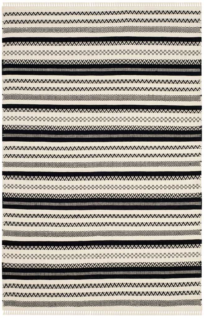 Kilim Ivory/Black Area Rug - Image 3