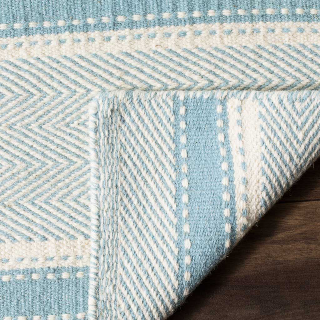 Kilim Light Blue/Ivory Area Rug - Image 4