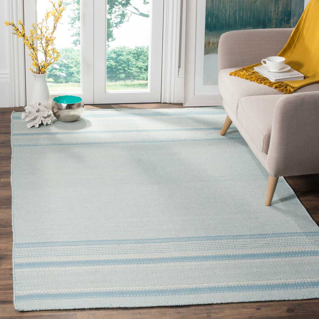 Kilim Light Blue/Ivory Area Rug - Image 5