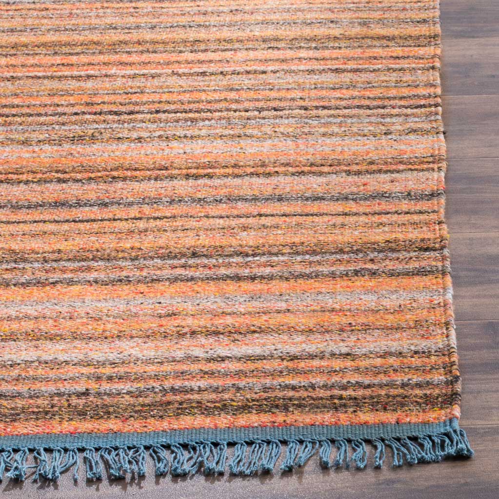 Kilim Light Pink/Gray Area Rug - Image 4