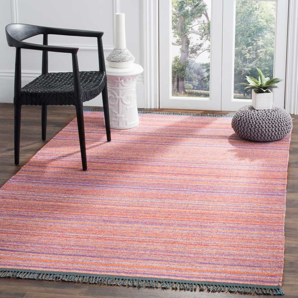 Kilim Purple/Rust Area Rug - Image 6
