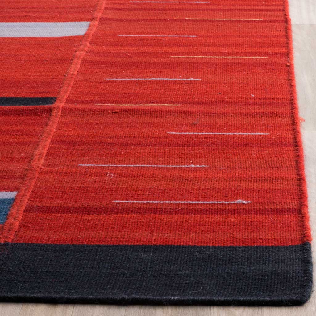 Kilim Red Area Rug - Image 3
