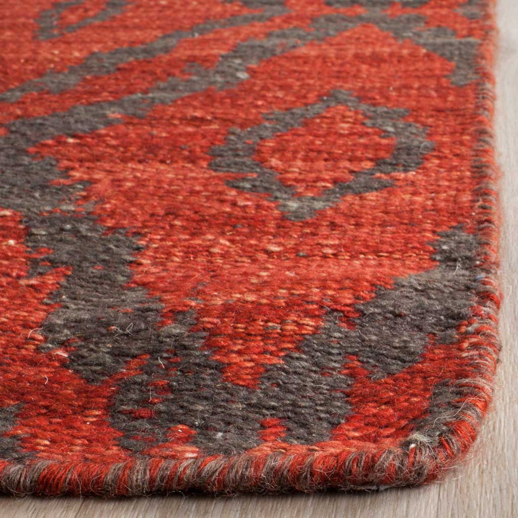 Kilim Rust/Gray Area Rug - Image 5