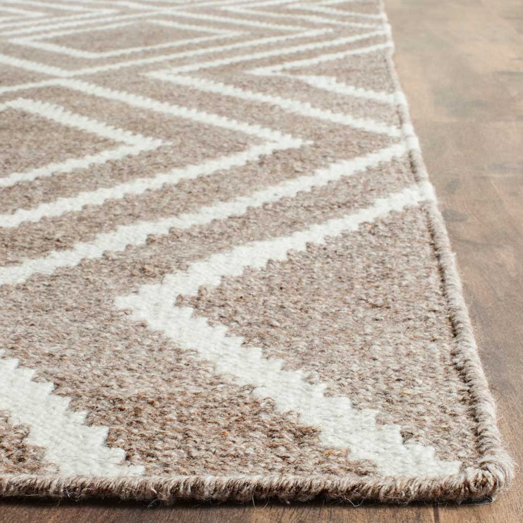 Kilim Texture Gray/Ivory Area Rug - Image 4