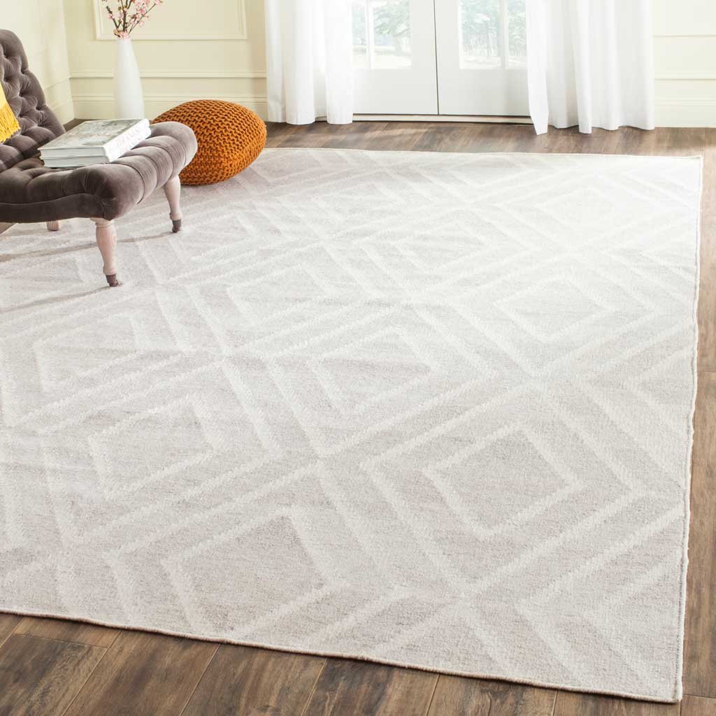 Kilim Texture Ivory/Ivory Area Rug - Image 5