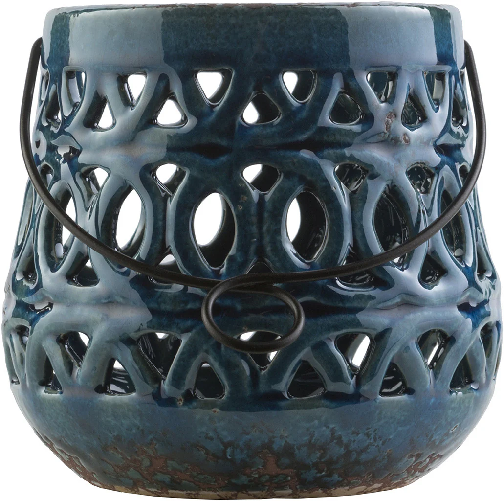 Killian Ceramic Lantern Navy - Image 2