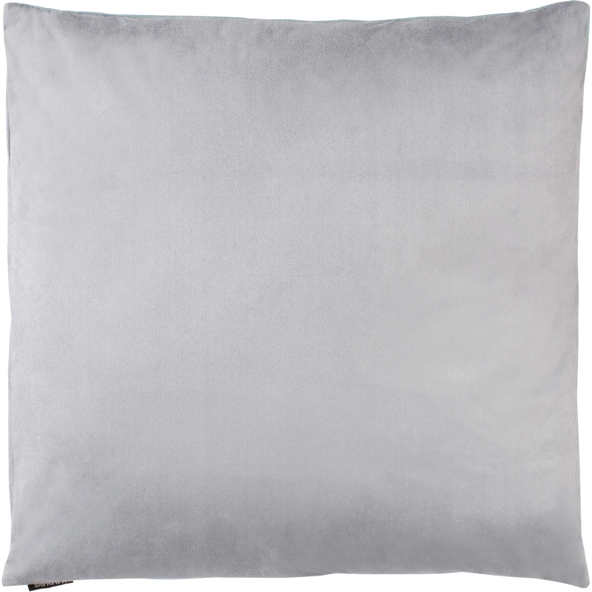 Kingsley Metallic Cowhide Pillow Gray/Silver - Image 2