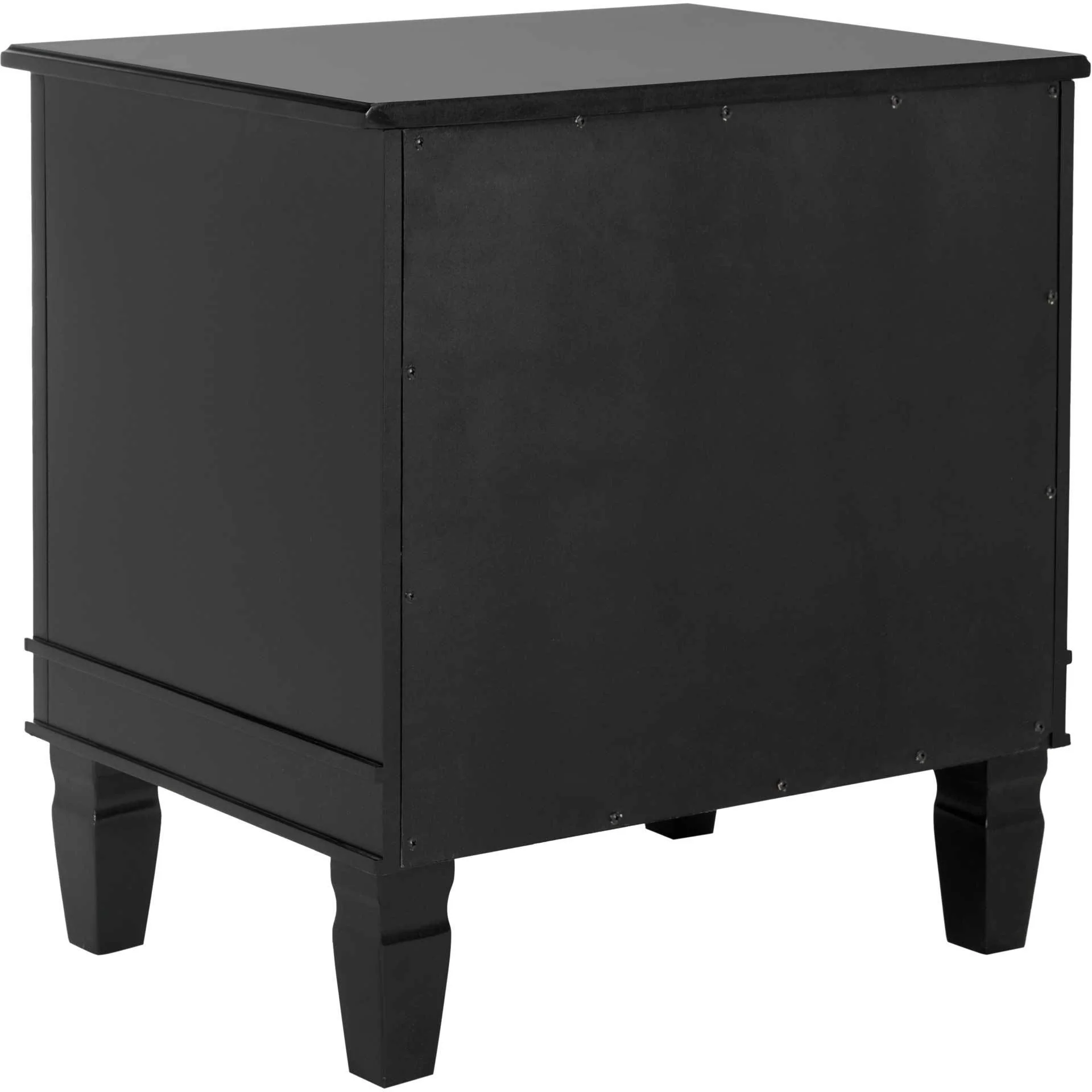 Kinsley Three Drawer Nightstand Black - Image 4